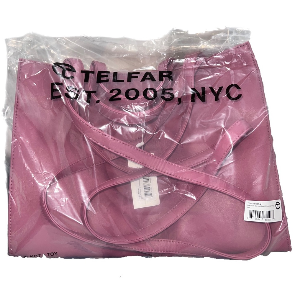 NWT Telfar Medium Corned Beef Shopping Bag - Picture 5 of 6